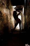 Celeste Star Posing In An Abandoned Building for Holly Randall!