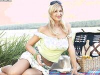 Carol Goldnerova Teases Her Pussy Outdoors!