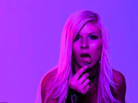 Kenzie Marie Teases In The Black Light!