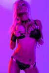 Kenzie Marie Teases In The Black Light!