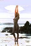 Ann Marie Rios Nude At The Beach At Sunset!
