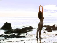 Ann Marie Rios Nude At The Beach At Sunset!