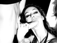 Angelina Valentine Monochrome Blow Job!