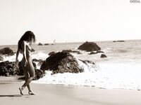 Charmane Star At The Beach Posing Naked!