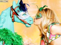 Brianna Love Is Always Ready For Mardi Gras!