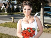 Claire Dames Gets That Sex In Her Wedding Dress!