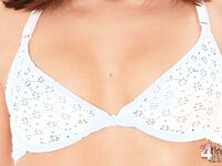 Paulina James In Her Lacy White Bra And Panties!