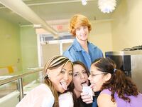 Kara Tai Teasing A Cock With Her Friends!