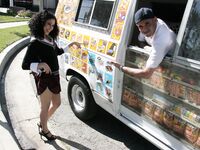 Summer Bailey Sucking, Fucking And Cumed On In The Ice Cream Truck!