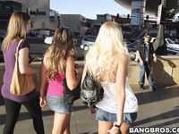 Charisma Cappelli And Some Friends Find A Guy To Blow In Vegas!