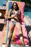 Halia Hill Sunbathing In A String Bikini Before Sex!