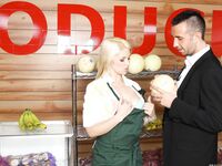 Sarah Vandella Drops Her Jeans And Panties And Fucks And Gets Cumed On!