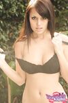 Kissable Kaydin Takes Her Bra And Panties While Outside!