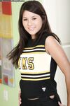 Shyla Jennings Slips Out Of Her Cheerleader Uniform!
