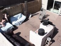 A Drone Gives Us A View Of Jennifer White Fucking On A Roof Top!