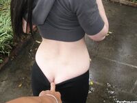 Jennifer White Takes Off Her Little Red Thong And Gets Fucked!