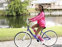 Adriana Milano Masturbates Outside!