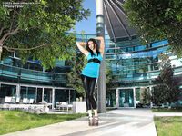 Tiffany Tyler Spreads Those Legs As Wide As She Can!