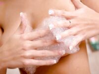 April O'Neil Treats Herself To A Steaming Hot Bath!