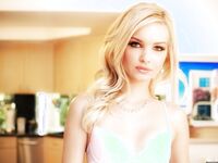 Franziska Facella Very Little Pink Bra And Panties Don't Stay Put For Long!