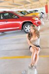 Ella Milano Teasing In A Parking Garage!