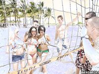 Elena Heiress Day On South Beach Turns Into An Orgy!