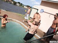 Veronica Rodriguez Has Sex At A Pool Party!