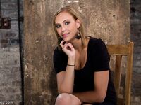 Alexia Rae Is Hog Tied To A Barrel!