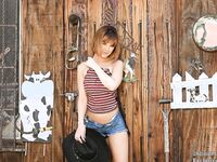Dillion Harper Plays Cowgirl As She Shows Her Beautiful Tits!