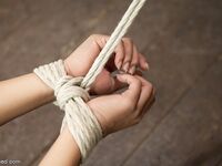 Leilani Leeane All Hog Tied And Her Sex Holes Fucked With!