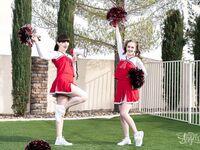 Natalie Mars Is Fucking Lindsey Love's Cheerleaders Pussy!