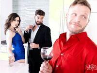 Korra Del Rio Takes His Big Cock Up Her Asshole Bareback At A Dinner Party!