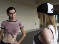 Korra Del Rio Skating And Fucking Around With Kayleigh Coxx!