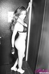 Alessandra Blonde Black And White Nude Pictures!