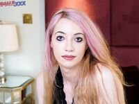 Sasha De Sade In Black Fishnets With A Dildo In Her Asshole!