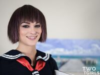 Kira Crash Hooks Up With Aubrie Scarlett After School!