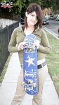 Amy Daly Skateboarding Before Taking Her Cock Out!
