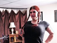 Tiffany Starr Puts Her Cock Into A Fleshlight!