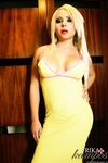 Afrika Kampos Strips Nude from Skin Tight Yellow Dress!