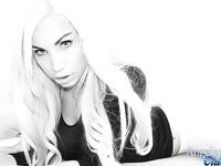 Angeles Cid Cock Is Hanging Out Of Her Pantyhose!