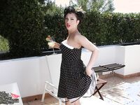Holly Harlow Drops Her Polka Dot Dress And Corset!