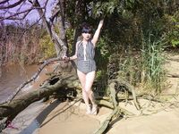 Kelly Clare Nude At The Beach At Night!