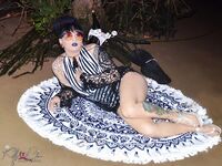 Kelly Clare Nude At The Beach At Night!