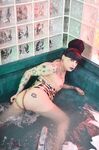 Kelly Clare Getting All Wet In A Bath!