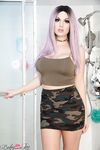 Bailey Jay Making Olive Drab Camo Sexy!
