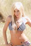Kimber James Out In The Desert In A String Bikini!