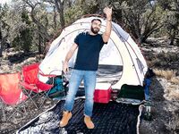 TS Foxxy Goes Camping And Takes His Cock Up Her Butt Hole Bareback!