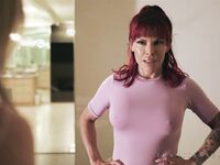 Aiden Ashley Wet Swollen Pussy Is Fucked By TS Foxxy