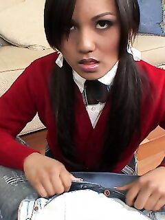 Lana Violet Lifts Up Her Mini Skirt For A Fucking!