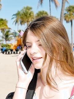 Alice March Gives Him Road Head Before They Have Sex At His Place!